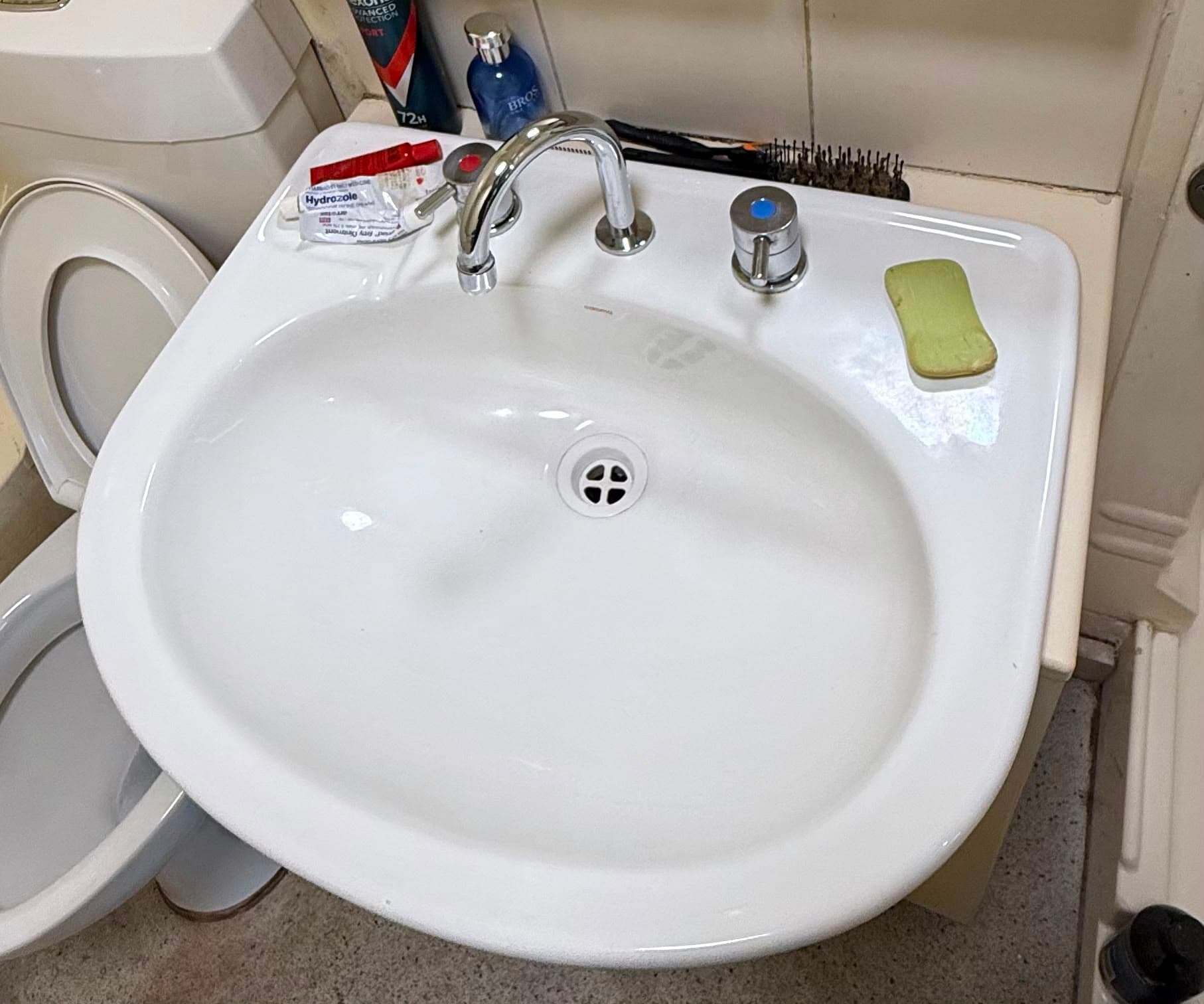 Bathroom sink — after