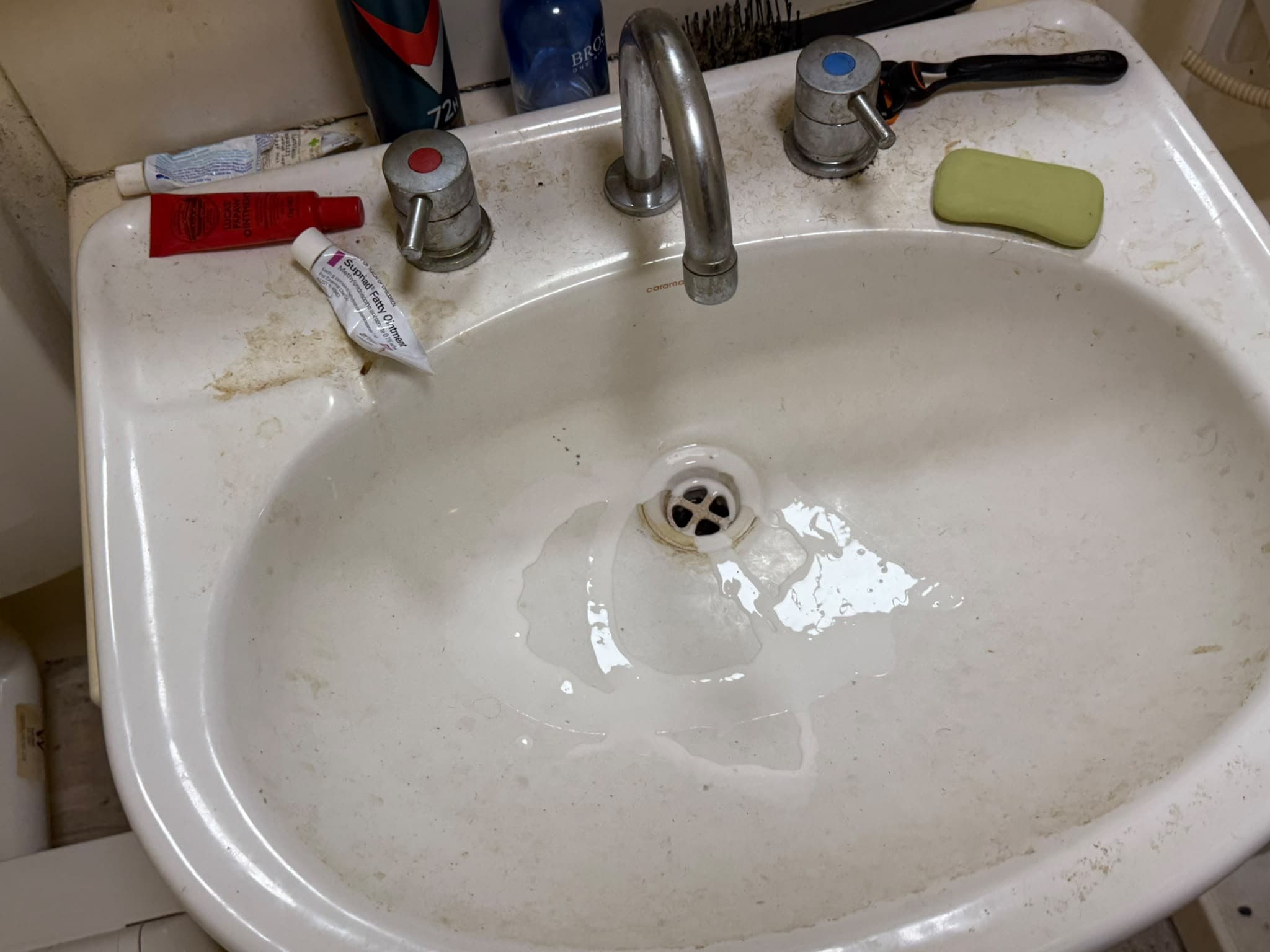 Bathroom sink — before